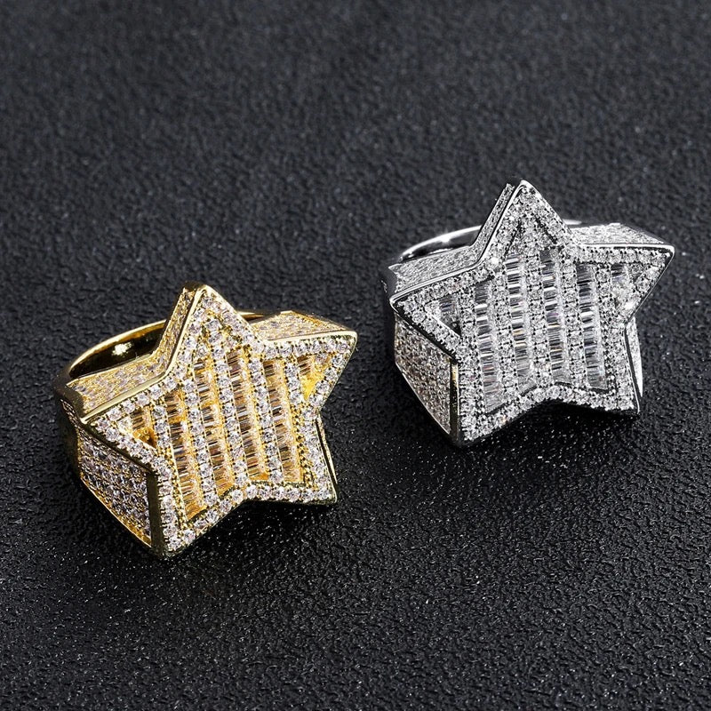 Star ring deals for men